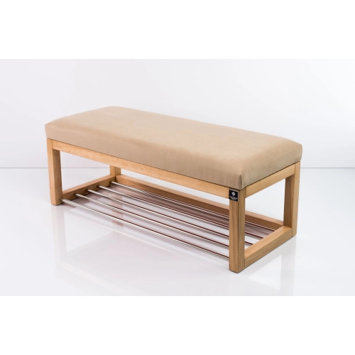 Ławka Pufa Tapicerowana Siedzisko Gładkie Cappucino LPG-4 Rozmiary od 50 cm do 200 cm