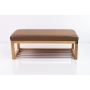 Ławka Pufa Tapicerowana Siedzisko Gładkie Ekoskóra Cappucino LPG-4 Rozmiary od 50 cm do 200 cm