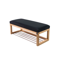 Ławka Pufa Tapicerowana Siedzisko Gładkie Grafit LPG-4 Rozmiary od 50 cm do 200 cm