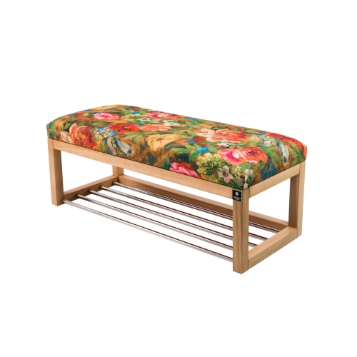 Ławeczka Pufa Tapicerowana Siedzisko Gładkie LEA 534 Rozmiary od 50 cm do 200 cm