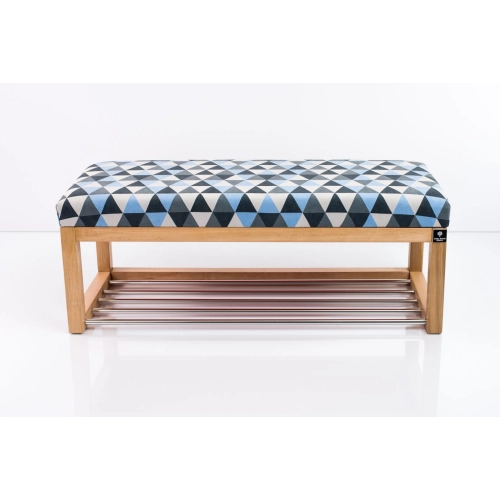 Ławeczka Pufa Tapicerowana Siedzisko Gładkie Mercure 04 Rozmiary od 50 cm do 200 cm