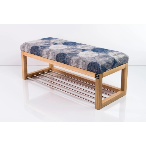 Ławeczka Pufa Tapicerowana Siedzisko Gładkie Nodo 1391 Rozmiary od 50 cm do 200 cm