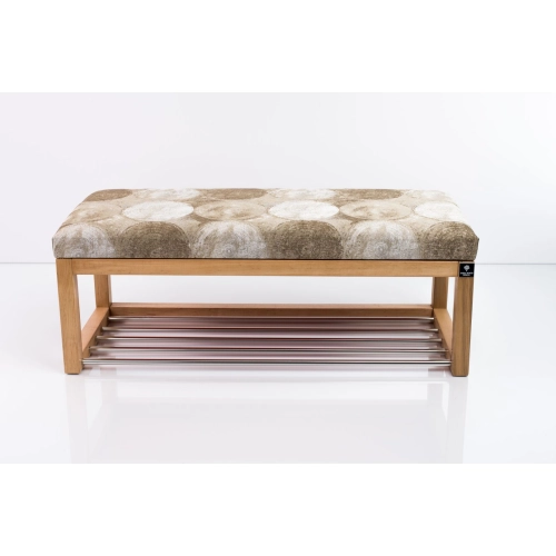 Ławeczka Pufa Tapicerowana Siedzisko Gładkie Nodo 1394 Rozmiary od 50 cm do 200 cm