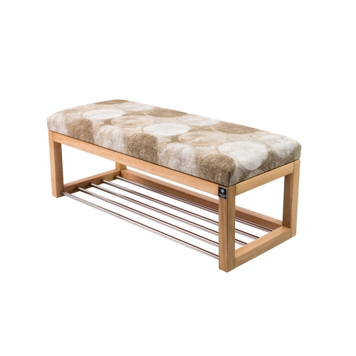 Ławeczka Pufa Tapicerowana Siedzisko Gładkie Nodo 1394 Rozmiary od 50 cm do 200 cm