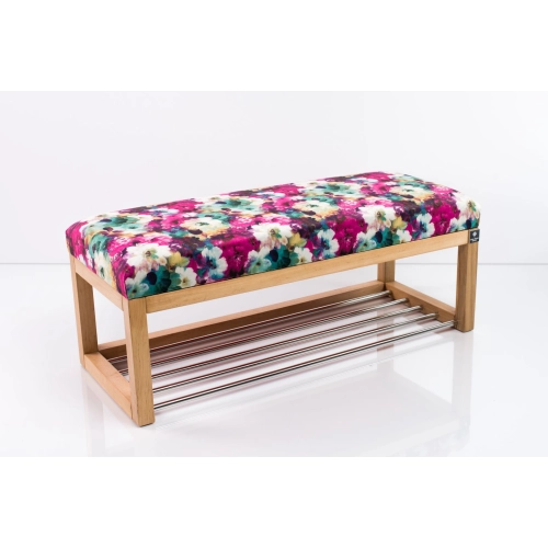 Ławeczka Pufa Tapicerowana Siedzisko Gładkie Print AA1 Rozmiary od 50 cm do 200 cm