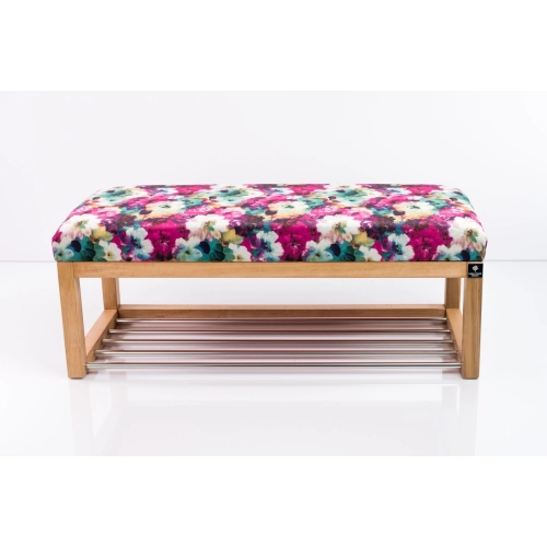 Ławeczka Pufa Tapicerowana Siedzisko Gładkie Print AA1 Rozmiary od 50 cm do 200 cm