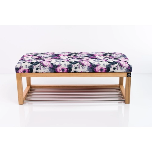 Ławeczka Pufa Tapicerowana Siedzisko Gładkie Print AA2 Rozmiary od 50 cm do 200 cm