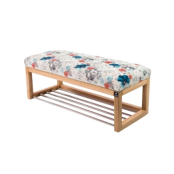 Ławeczka Pufa Tapicerowana Siedzisko Gładkie Print AB1 Rozmiary od 50 cm do 200 cm