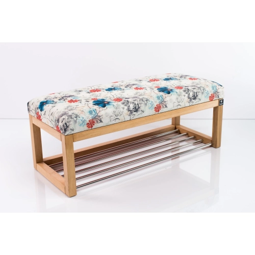 Ławeczka Pufa Tapicerowana Siedzisko Gładkie Print AB1 Rozmiary od 50 cm do 200 cm