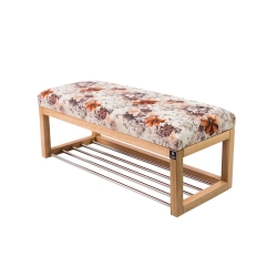 Ławeczka Pufa Tapicerowana Siedzisko Gładkie Print AB2 Rozmiary od 50 cm do 200 cm