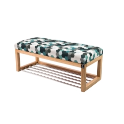 Ławeczka Pufa Tapicerowana Siedzisko Gładkie Print AC1 Rozmiary od 50 cm do 200 cm