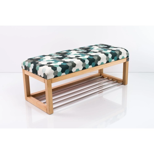 Ławeczka Pufa Tapicerowana Siedzisko Gładkie Print AC1 Rozmiary od 50 cm do 200 cm