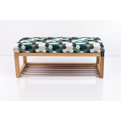 Ławeczka Pufa Tapicerowana Siedzisko Gładkie Print AC1 Rozmiary od 50 cm do 200 cm