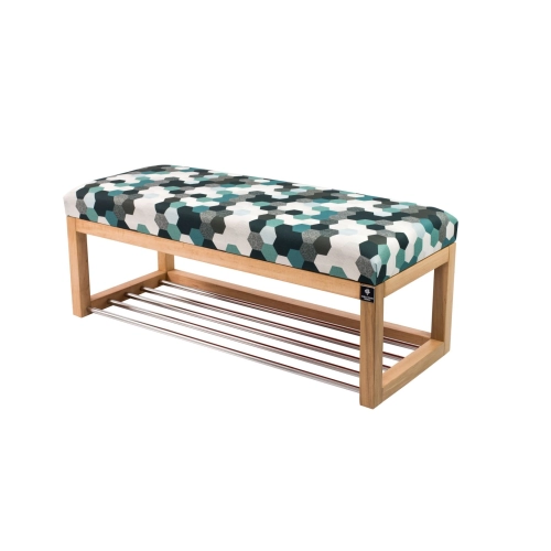 Ławeczka Pufa Tapicerowana Siedzisko Gładkie Print AC1 Rozmiary od 50 cm do 200 cm