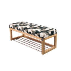 Ławeczka Pufa Tapicerowana Siedzisko Gładkie Print AC2 Rozmiary od 50 cm do 200 cm