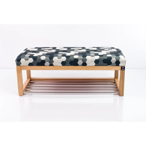 Ławeczka Pufa Tapicerowana Siedzisko Gładkie Print AC3 Rozmiary od 50 cm do 200 cm