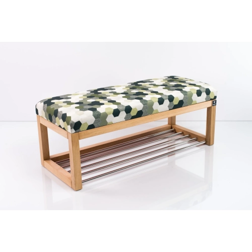 Ławeczka Pufa Tapicerowana Siedzisko Gładkie Print AC4 Rozmiary od 50 cm do 200 cm