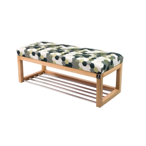 Ławeczka Pufa Tapicerowana Siedzisko Gładkie Print AC4 Rozmiary od 50 cm do 200 cm