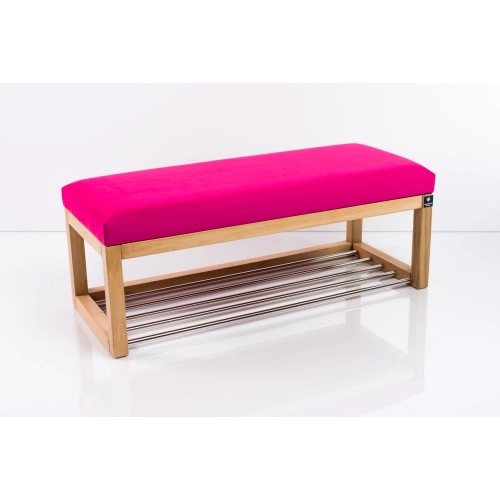 Ławka Pufa Tapicerowana Siedzisko Gładkie Różowy LPG-4 Rozmiary od 50 cm do 200 cm