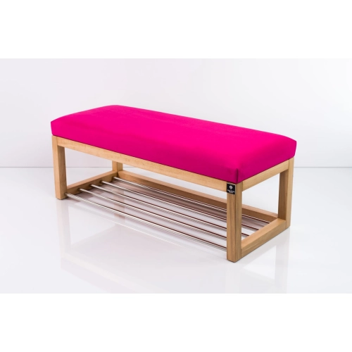 Ławka Pufa Tapicerowana Siedzisko Gładkie Różowy LPG-4 Rozmiary od 50 cm do 200 cm