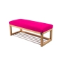 Ławka Pufa Tapicerowana Siedzisko Gładkie Różowy LPG-4 Rozmiary od 50 cm do 200 cm