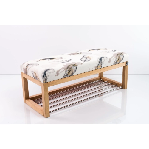 Ławeczka Pufa Tapicerowana Siedzisko Gładkie Secret 01 Rozmiary od 50 cm do 200 cm