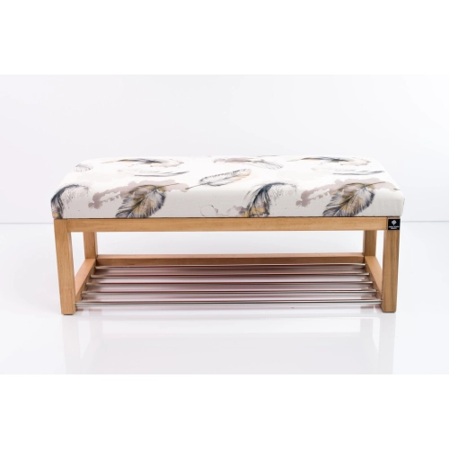 Ławeczka Pufa Tapicerowana Siedzisko Gładkie Secret 01 Rozmiary od 50 cm do 200 cm