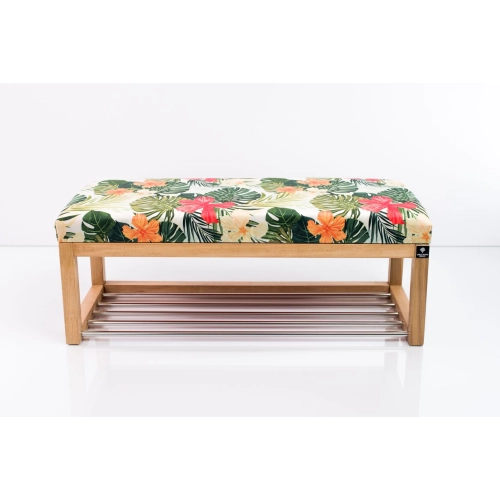 Ławeczka Pufa Tapicerowana Siedzisko Gładkie Tropic 02 Rozmiary od 50 cm do 200 cm