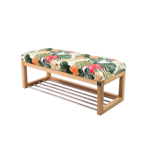 Ławeczka Pufa Tapicerowana Siedzisko Gładkie Tropic 02 Rozmiary od 50 cm do 200 cm