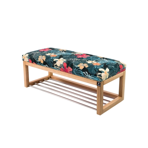 Ławeczka Pufa Tapicerowana Siedzisko Gładkie Tropic 04 Rozmiary od 50 cm do 200 cm