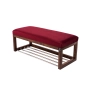 Ławka Pufa Tapicerowana Siedzisko Gładkie Bordowy LPG-4 Rozmiary od 50 cm do 200 cm