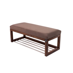 Ławka Pufa Tapicerowana Siedzisko Gładkie Brązowy LPG-4 Rozmiary od 50 cm do 200 cm