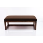 Ławka Pufa Tapicerowana Siedzisko Gładkie Brązowy LPG-4 Rozmiary od 50 cm do 200 cm