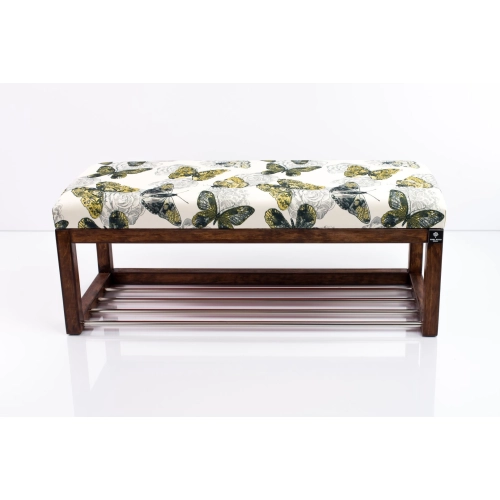 Ławeczka Pufa Tapicerowana Siedzisko Gładkie Butterfly 02 Rozmiary od 50 cm do 200 cm