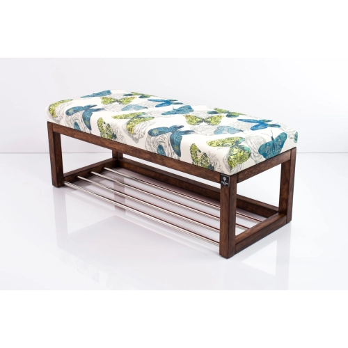 Ławeczka Pufa Tapicerowana Siedzisko Gładkie Butterfly 03 Rozmiary od 50 cm do 200 cm