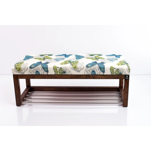 Ławeczka Pufa Tapicerowana Siedzisko Gładkie Butterfly 03 Rozmiary od 50 cm do 200 cm