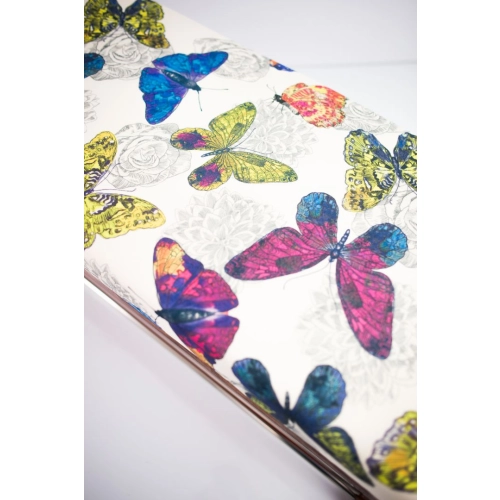 Ławeczka Pufa Tapicerowana Siedzisko Gładkie Butterfly 04 Rozmiary od 50 cm do 200 cm