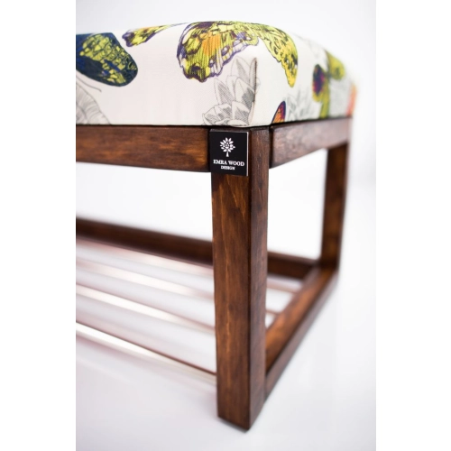 Ławeczka Pufa Tapicerowana Siedzisko Gładkie Butterfly 04 Rozmiary od 50 cm do 200 cm