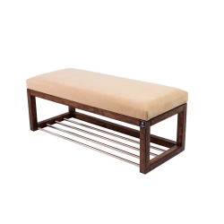 Ławka Pufa Tapicerowana Siedzisko Gładkie Cappucino LPG-4 Rozmiary od 50 cm do 200 cm