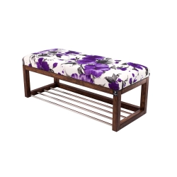 Ławeczka Pufa Tapicerowana Siedzisko Gładkie Fiolet LPG-4 Rozmiary od 50 cm do 200 cm