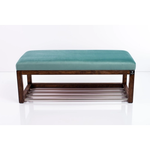 Ławka Pufa Tapicerowana Siedzisko Gładkie Mięta LPG-4 Rozmiary od 50 cm do 200 cm