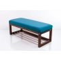 Ławeczka Pufa Tapicerowana Siedzisko Gładkie Niebieski LPG-4 Rozmiary od 50 cm do 200 cm