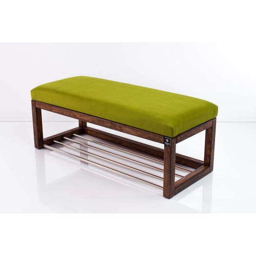 Ławka Pufa Tapicerowana Siedzisko Gładkie Zieleń Pistacja LPG-4 Rozmiary od 50 cm do 200 cm