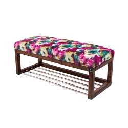 Ławeczka Pufa Tapicerowana Siedzisko Gładkie Print AA1 Rozmiary od 50 cm do 200 cm