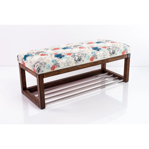 Ławeczka Pufa Tapicerowana Siedzisko Gładkie Print AB1 Rozmiary od 50 cm do 200 cm