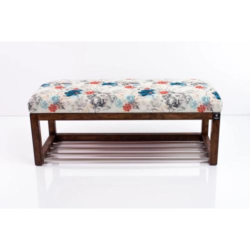 Ławeczka Pufa Tapicerowana Siedzisko Gładkie Print AB1 Rozmiary od 50 cm do 200 cm