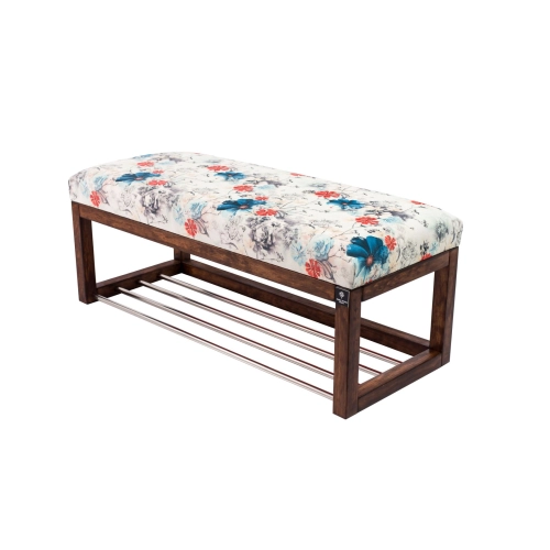 Ławeczka Pufa Tapicerowana Siedzisko Gładkie Print AB1 Rozmiary od 50 cm do 200 cm