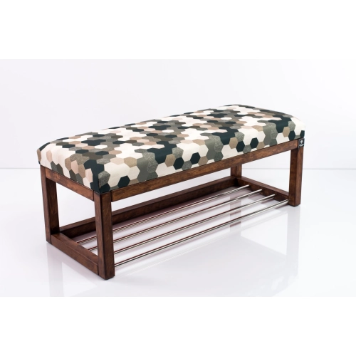 Ławeczka Pufa Tapicerowana Siedzisko Gładkie Print AC2 Rozmiary od 50 cm do 200 cm