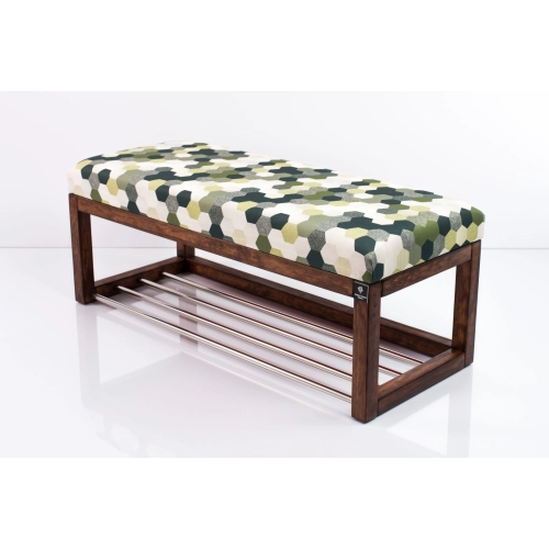 Ławeczka Pufa Tapicerowana Siedzisko Gładkie Print AC4 Rozmiary od 50 cm do 200 cm