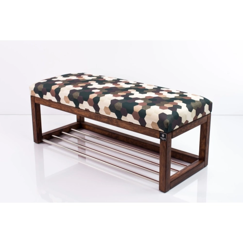 Ławeczka Pufa Tapicerowana Siedzisko Gładkie Print AC5 Rozmiary od 50 cm do 200 cm